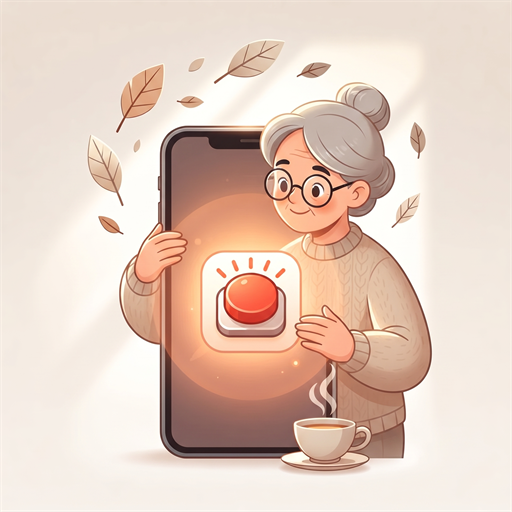 Ilustración de Botón de Pánico